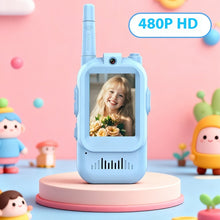 Mini Video Wireless Walkie Talkies For Kids Handheld 2 Pack Rechargeable Intercom Cam Outdoor Family Games Gift For Boys Girls VELNIX
