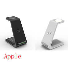 3 In 1 Fast Charging Station Wireless Charger Stand Wireless Quick Charge Dock For Phone Holder VELNIX