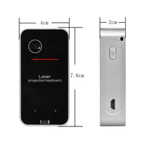 LEING FST Virtual Laser Keyboard Bluetooth Wireless Projector Phone Keyboard For Computer Pad Laptop With Mouse Function VELNIX