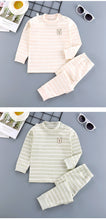 Cotton Children Sets Kids Clothes Boys Girls Children's Clothing Cartoon Autumn Winter Tops Pants Sleepwear Underwear Baby VELNIX