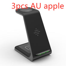 3 In 1 Fast Charging Station Wireless Charger Stand Wireless Quick Charge Dock For Phone Holder VELNIX