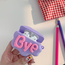 AirPod 2 Case 3D HI BYE Cloud Letter Cartoon Soft Silicone Wireless Earphone Cases For   Airpods Case Cute Cover VELNIX