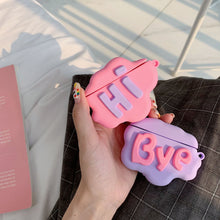 AirPod 2 Case 3D HI BYE Cloud Letter Cartoon Soft Silicone Wireless Earphone Cases For   Airpods Case Cute Cover VELNIX