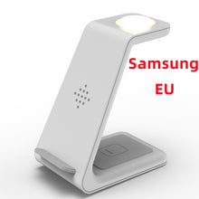3 In 1 Fast Charging Station Wireless Charger Stand Wireless Quick Charge Dock For Phone Holder VELNIX