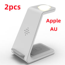 3 In 1 Fast Charging Station Wireless Charger Stand Wireless Quick Charge Dock For Phone Holder VELNIX