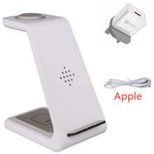 3 In 1 Fast Charging Station Wireless Charger Stand Wireless Quick Charge Dock For Phone Holder VELNIX