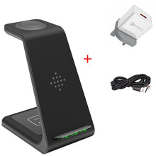 3 In 1 Fast Charging Station Wireless Charger Stand Wireless Quick Charge Dock For Phone Holder VELNIX