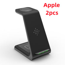 3 In 1 Fast Charging Station Wireless Charger Stand Wireless Quick Charge Dock For Phone Holder VELNIX