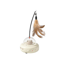 Smart Teaser Cat Toy Electric UFO Cat Teaser Stick With Bell Training Pet Toys Replaceable Feather Interactive Cat Supplies Pet Supplies Pets Products VELNIX