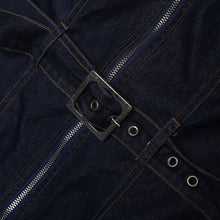 Zip Belt Adjuster Sling Pack Hip Denim Dress VELNIX