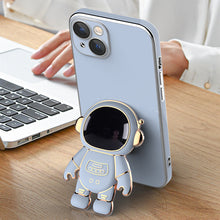 3D Astronaut Phone Case Anti-Drop Electroplating Bracket VELNIX