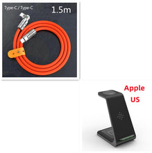 3 In 1 Fast Charging Station Wireless Charger Stand Wireless Quick Charge Dock For Phone Holder VELNIX