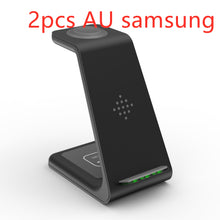 3 In 1 Fast Charging Station Wireless Charger Stand Wireless Quick Charge Dock For Phone Holder VELNIX