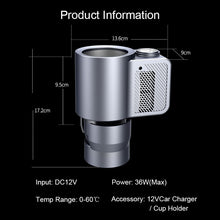 Smart 2 In 1 Car Heating Cooling Cup For Coffee Miik Drinks Electric CJ