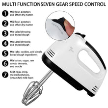 Electric Handheld Whisk 7 Speed Hand Mixer Kitchen Egg Beater Cream Cake Blender CJ