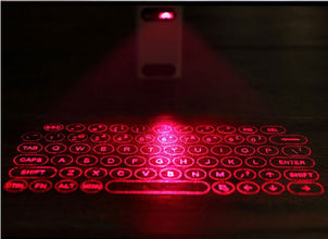 LEING FST Virtual Laser Keyboard Bluetooth Wireless Projector Phone Keyboard For Computer Pad Laptop With Mouse Function VELNIX