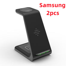 3 In 1 Fast Charging Station Wireless Charger Stand Wireless Quick Charge Dock For Phone Holder VELNIX