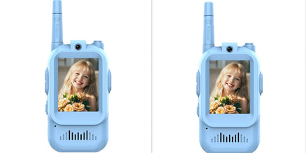 Mini Video Wireless Walkie Talkies For Kids Handheld 2 Pack Rechargeable Intercom Cam Outdoor Family Games Gift For Boys Girls VELNIX