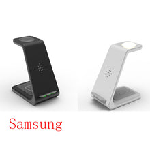 3 In 1 Fast Charging Station Wireless Charger Stand Wireless Quick Charge Dock For Phone Holder VELNIX