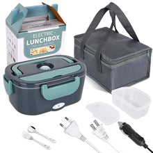1.5L-2.5L 60W-90W Electric Heating Lunch Box 12/220V Stainless Steel Liner Portable Food Heater Bento Box Food Container for Car VELNIX