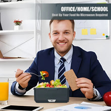 2.5L Electric Lunch Box, 90W Portable Food Warmer 2 IN 1for Car & Home, Multi‑Voltage 12V/24V/220V Microwave Bento VELNIX
