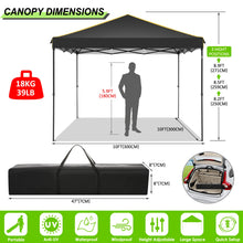 3x3m Folding Gazebo Waterproof Gazebo Party Tent With 4 Side Wall Pop Up Garden Awning Anti-UV For Outdoor Garden Courtyard Tent VELNIX