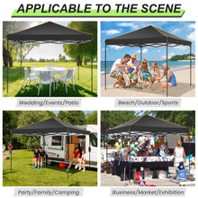 3x3m Folding Gazebo Waterproof Gazebo Party Tent With 4 Side Wall Pop Up Garden Awning Anti-UV For Outdoor Garden Courtyard Tent VELNIX