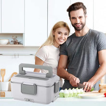 2.5L 90W Electric Heating Lunch Box 24/220V Stainless Steel Liner Portable Food Heater Bento Box Food Container for Car VELNIX