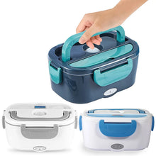 2 in 1 Car Home 12V 24V 110V 220V Electric Lunch Box Portable Picnic School Food Heating Warmer Container Stainless Steel Set VELNIX