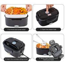 1.5L-2.5L 60W-90W Electric Heating Lunch Box 12/220V Stainless Steel Liner Portable Food Heater Bento Box Food Container for Car VELNIX
