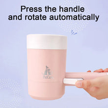 Outdoor portable pet dog paw cleaner cup soft silicone foot washer clean dog paws one click manual quick feet wash cleaner VELNIX