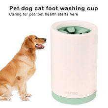 Outdoor portable pet dog paw cleaner cup soft silicone foot washer clean dog paws one click manual quick feet wash cleaner VELNIX
