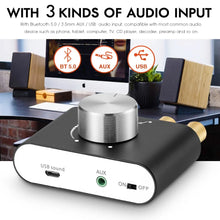 Nobsound Mini Bluetooth 5.0 TPA3116 Digital Amplifier Hifi Stereo Audio Receiver Power Amp 50W+50W Car Sound Amplifiers VELNIX
