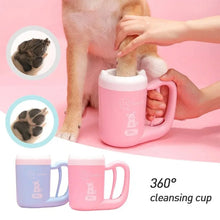 Outdoor portable pet dog paw cleaner cup soft silicone foot washer clean dog paws one click manual quick feet wash cleaner VELNIX