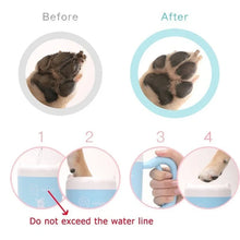 Outdoor portable pet dog paw cleaner cup soft silicone foot washer clean dog paws one click manual quick feet wash cleaner VELNIX