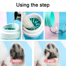 Outdoor portable pet dog paw cleaner cup soft silicone foot washer clean dog paws one click manual quick feet wash cleaner VELNIX
