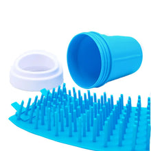 Outdoor portable pet dog paw cleaner cup soft silicone foot washer clean dog paws one click manual quick feet wash cleaner VELNIX