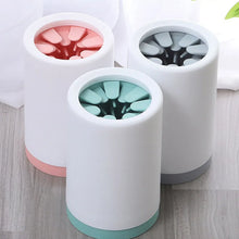 Outdoor portable pet dog paw cleaner cup soft silicone foot washer clean dog paws one click manual quick feet wash cleaner VELNIX