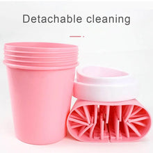 Outdoor portable pet dog paw cleaner cup soft silicone foot washer clean dog paws one click manual quick feet wash cleaner VELNIX