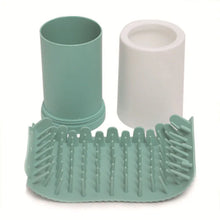 Outdoor portable pet dog paw cleaner cup soft silicone foot washer clean dog paws one click manual quick feet wash cleaner VELNIX