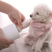 Outdoor portable pet dog paw cleaner cup soft silicone foot washer clean dog paws one click manual quick feet wash cleaner VELNIX