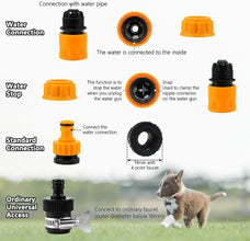Dog Shower Sprayer 8 in 1 Pet Bath Cleaning Cat Dog Shower Gun High-pressure Hose Nozzle Foam Garden Car Animal Dog Wash Tool VELNIX