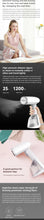 Haier Garment Steamer Iron Portable Steam Cleaner Home Electric Hanging Mite Removal handheld Steamer Garment for clothes VELNIX