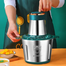 2L Stainless Steel Electric Chopper Meat Grinder Mincer Vegetable Chopper Meat Slicer Machine Household Grinder Food Processor VELNIX