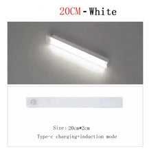 Intelligent Cabinet Light Human Body Induction Light Magnetic Suction Bedroom Bedside Wardrobe Charging Long Strip Night Light VELNIX