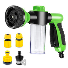 Dog Shower Sprayer 8 in 1 Pet Bath Cleaning Cat Dog Shower Gun High-pressure Hose Nozzle Foam Garden Car Animal Dog Wash Tool VELNIX