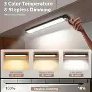 Intelligent Cabinet Light Human Body Induction Light Magnetic Suction Bedroom Bedside Wardrobe Charging Long Strip Night Light VELNIX
