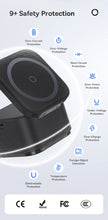 Baseus 3 in 1 25W Magnetic Wireless Charger Stand 15W Fast Wireless Charging Desktop Dock Station For iPhone16 15 14 13 Airpod VELNIX