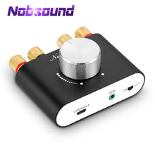 Nobsound Mini Bluetooth 5.0 TPA3116 Digital Amplifier Hifi Stereo Audio Receiver Power Amp 50W+50W Car Sound Amplifiers VELNIX