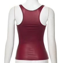 Y2k Streetwear Solid Slim Fit Square Neck Vest Summer Sexy Casual Daily Wear Fashion Shiny Satin Tank Top Sleeveless Blouse VELNIX